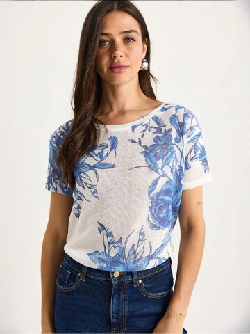 Maglietta di Bianco Lucci in bianco: frontale