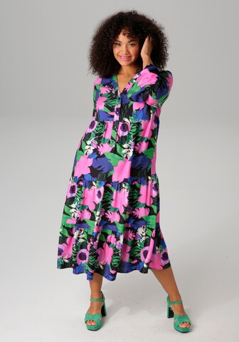 Aniston Shirt Dress in Black