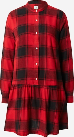 Robe-chemise GAP en rouge : devant