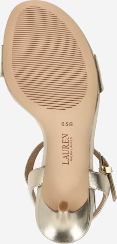 Lauren Ralph Lauren Sandale 'GWEN' in Gold