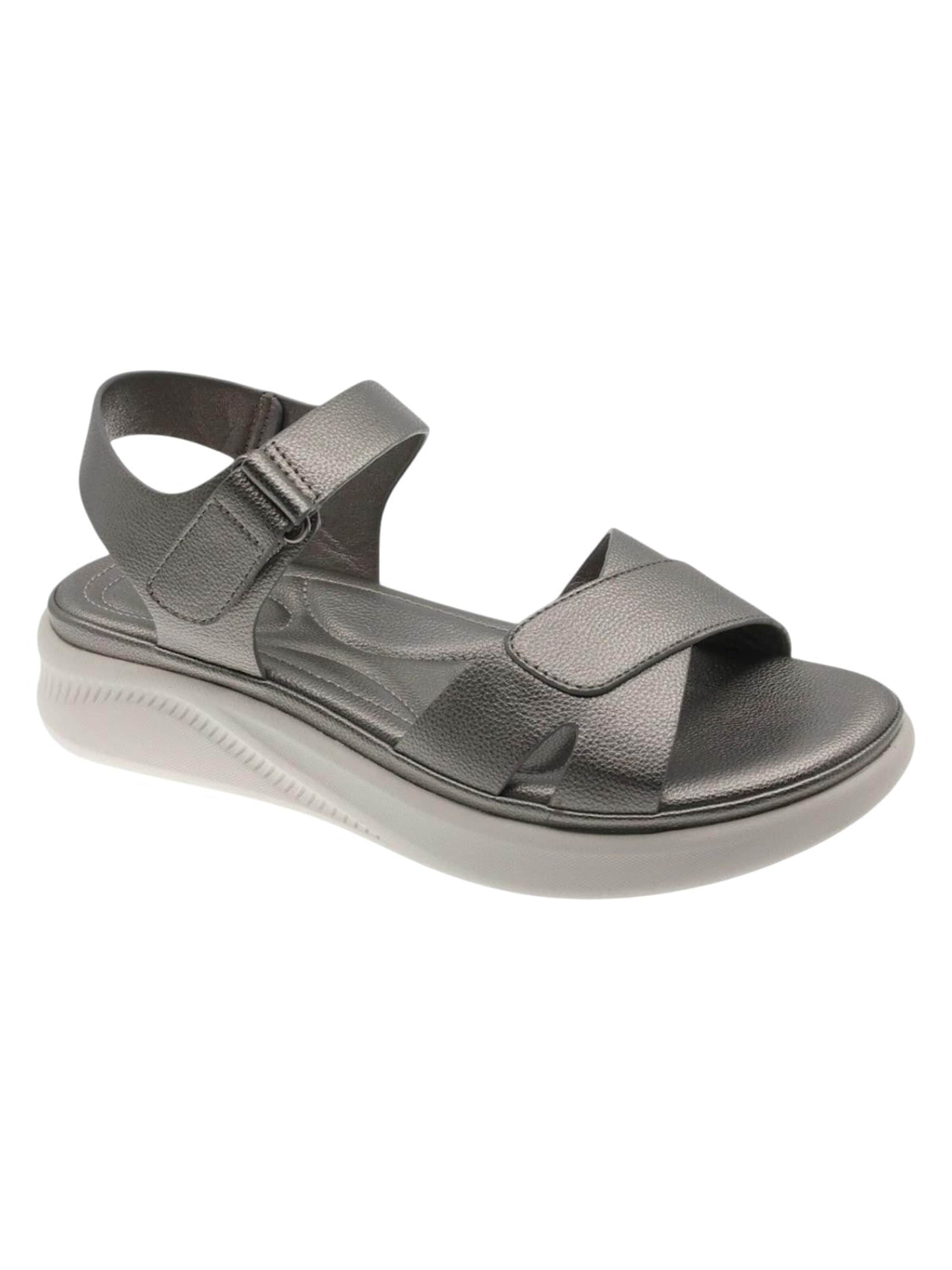 Beppi Sandale 'Casual Sandal'‌‌‌‌‌‌‌‌ in Grau: Vorderseite