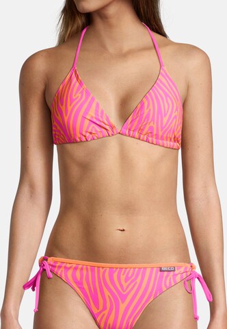 BECO the world of aquasports Bustier Bikini 'Zebra Vibes' in Orange