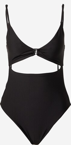 Volcom Triangle Swimsuit in Black: front