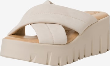 TAMARIS Mules in Beige: front