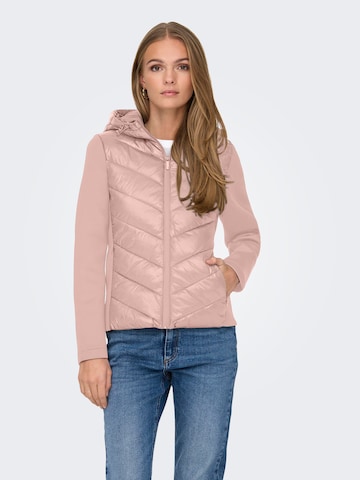 ONLY Between-Season Jacket in Pink: front