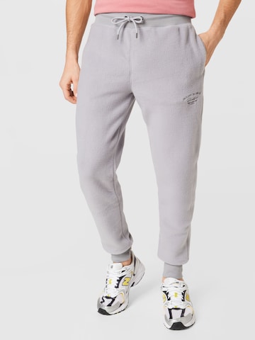 River Island Tapered Trousers in Grey: front
