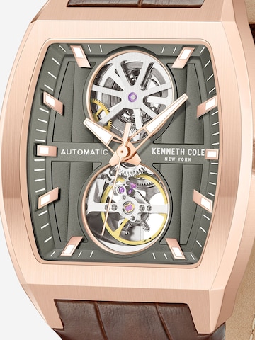 Kenneth Cole Analog watch 'Milford' in Brown