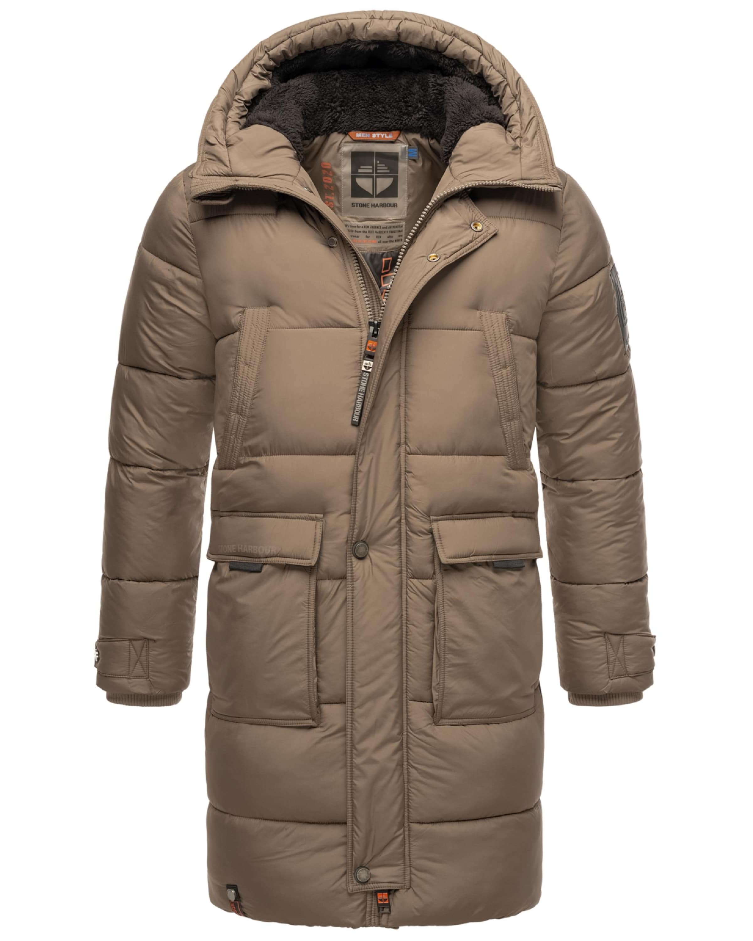 brūns STONE HARBOUR Ziemas parka 'Beviis'