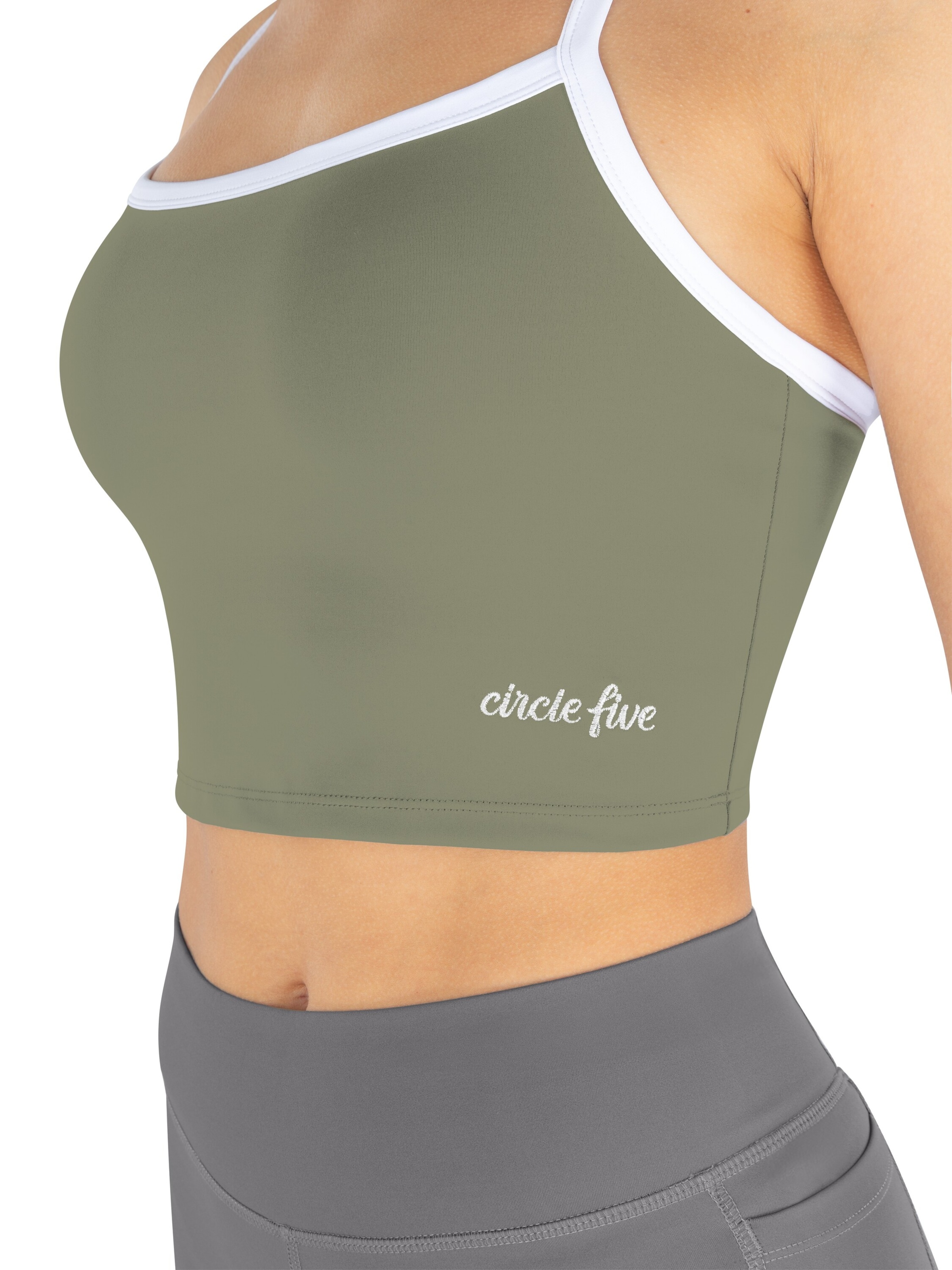 normani Sports top in Grey