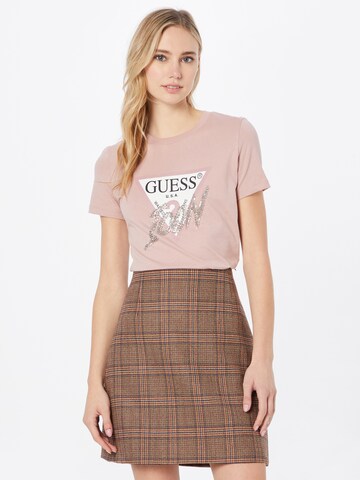 GUESS Shirt in Roze: voorkant