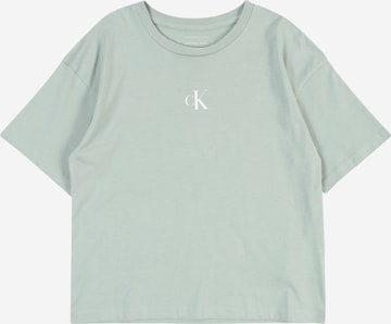 Calvin Klein Jeans Футболка в Зеленый: спереди