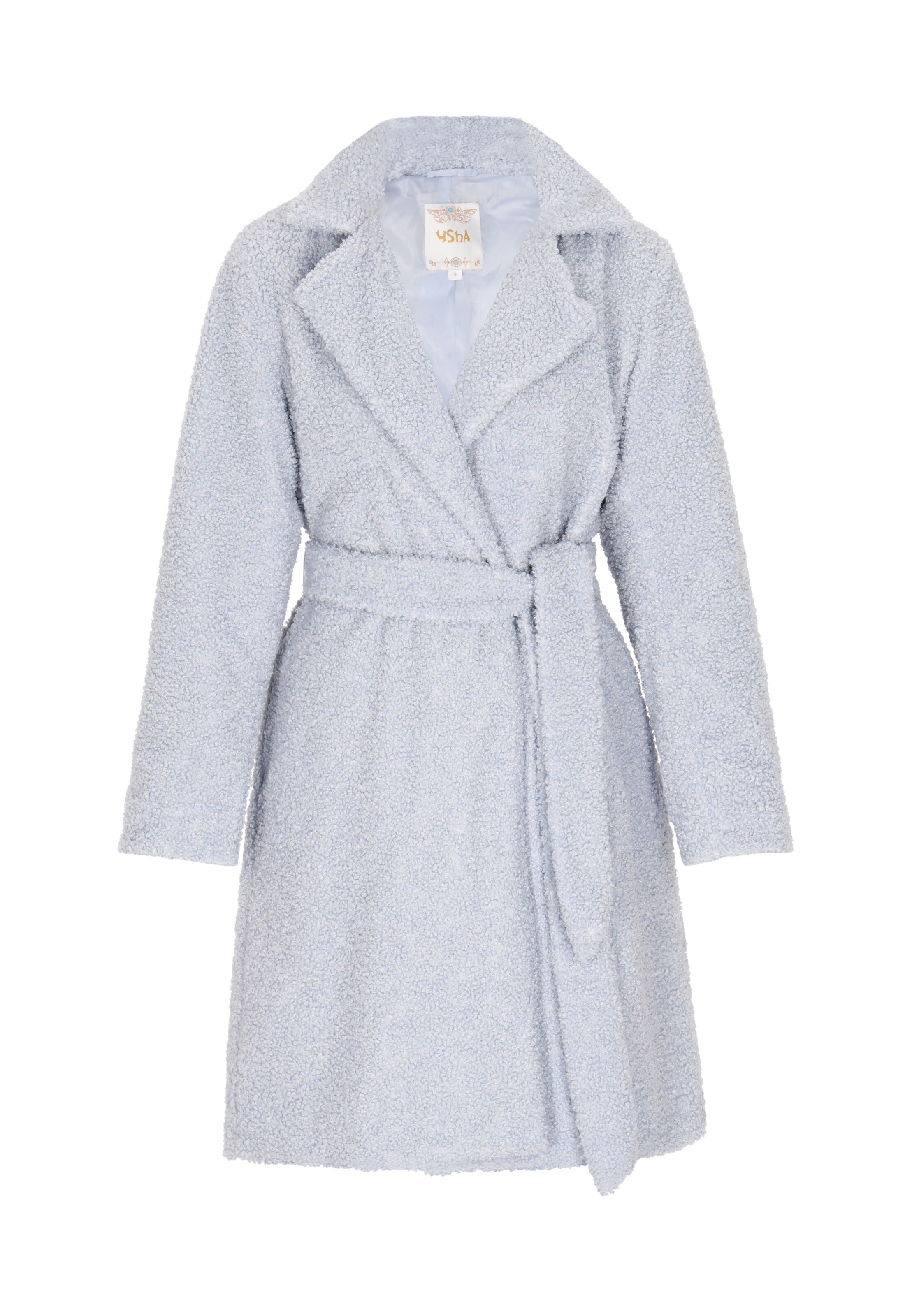 usha FESTIVAL Between-Seasons Coat in Blue: front