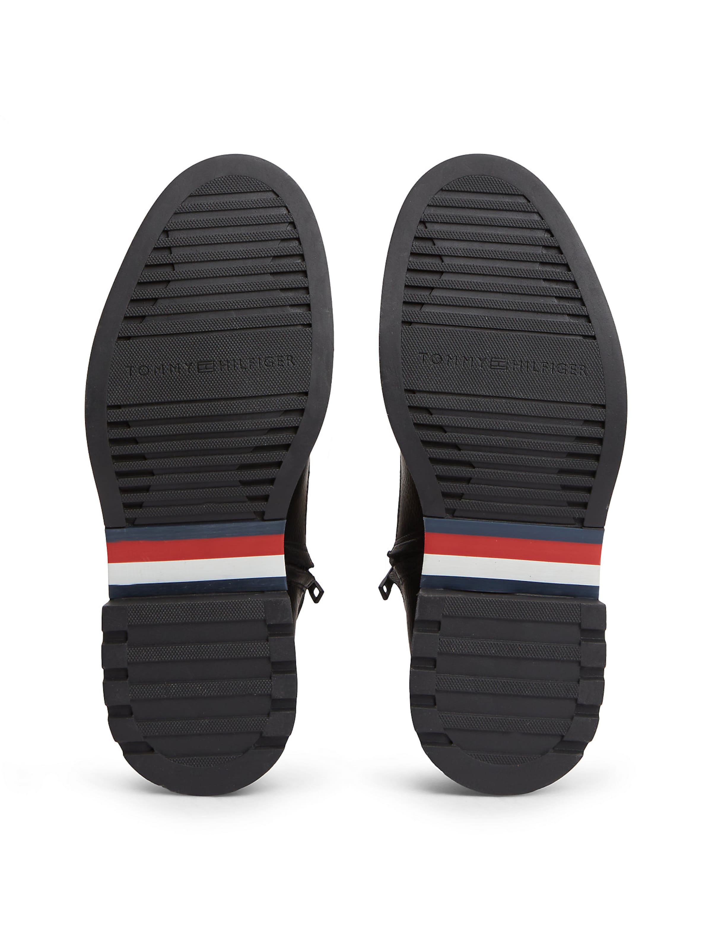 TOMMY HILFIGER Schnürboots in Schwarz