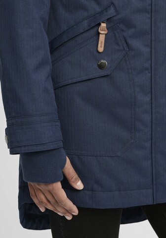 Oxmo Between-seasons parka 'Bella' in Blue