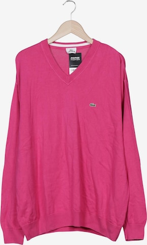 LACOSTE Sweater & Cardigan in 4XL in Pink: front