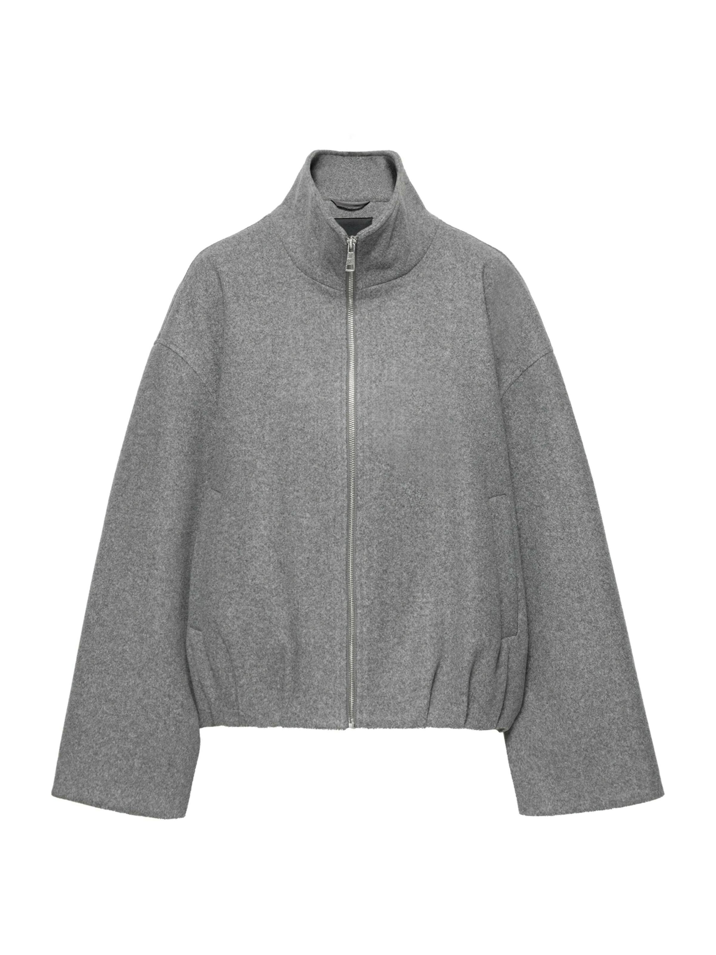 Giacca di mezza stagione in XS Pull&Bear di colore grigio sfumato, Visualizzazione prodotti