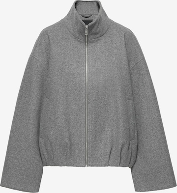 Giacca di mezza stagione di Pull&Bear in grigio: frontale