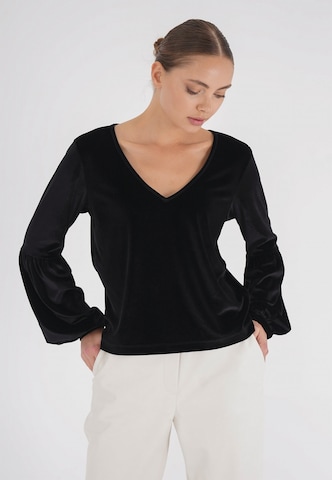 FRESHLIONS Shirt 'Viveka' in Black: front