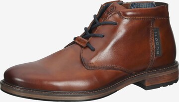 bugatti Lace-Up Boots 'Marcello' in Brown: front