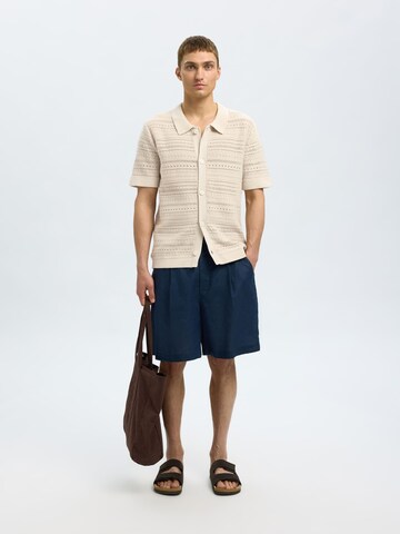 SELECTED Regular Fit Hemd in Beige