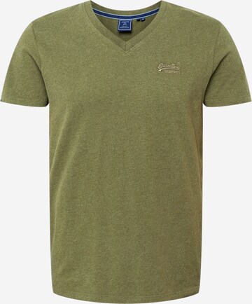 Superdry Shirt in Groen: voorkant