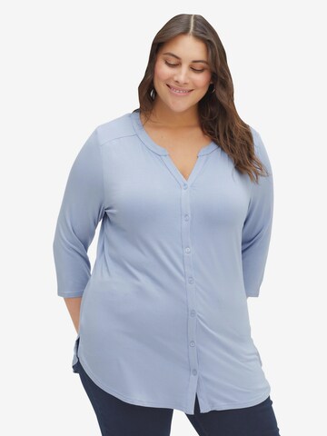 SHEEGO Blouse in Blue: front