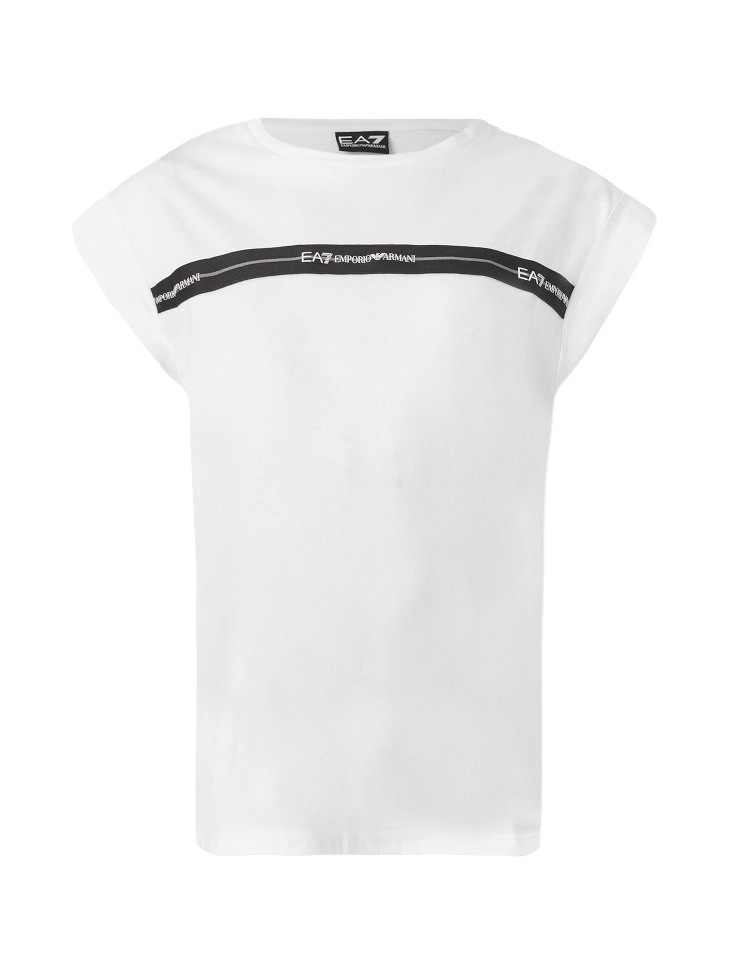 EA7 Emporio Armani Shirt in Wit: voorkant