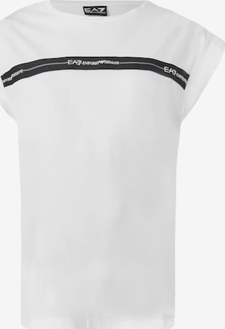 EA7 Emporio Armani Shirts i hvid: forside
