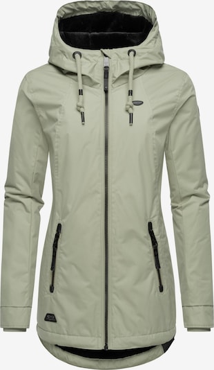 Ragwear Winterjacke 'Zuzka' in pastellgrün / schwarz, Produktansicht