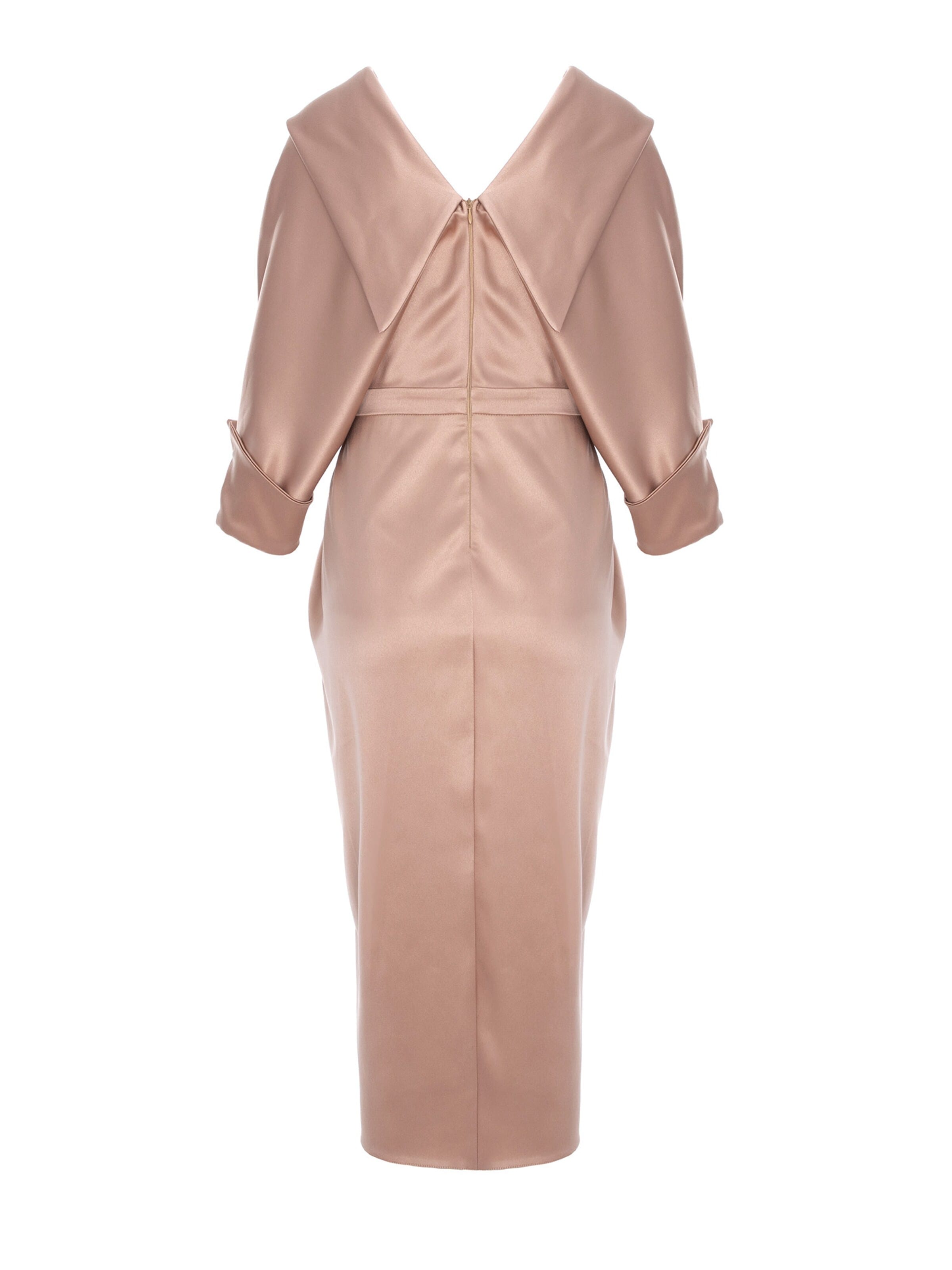 acob a porter Festkjole i beige