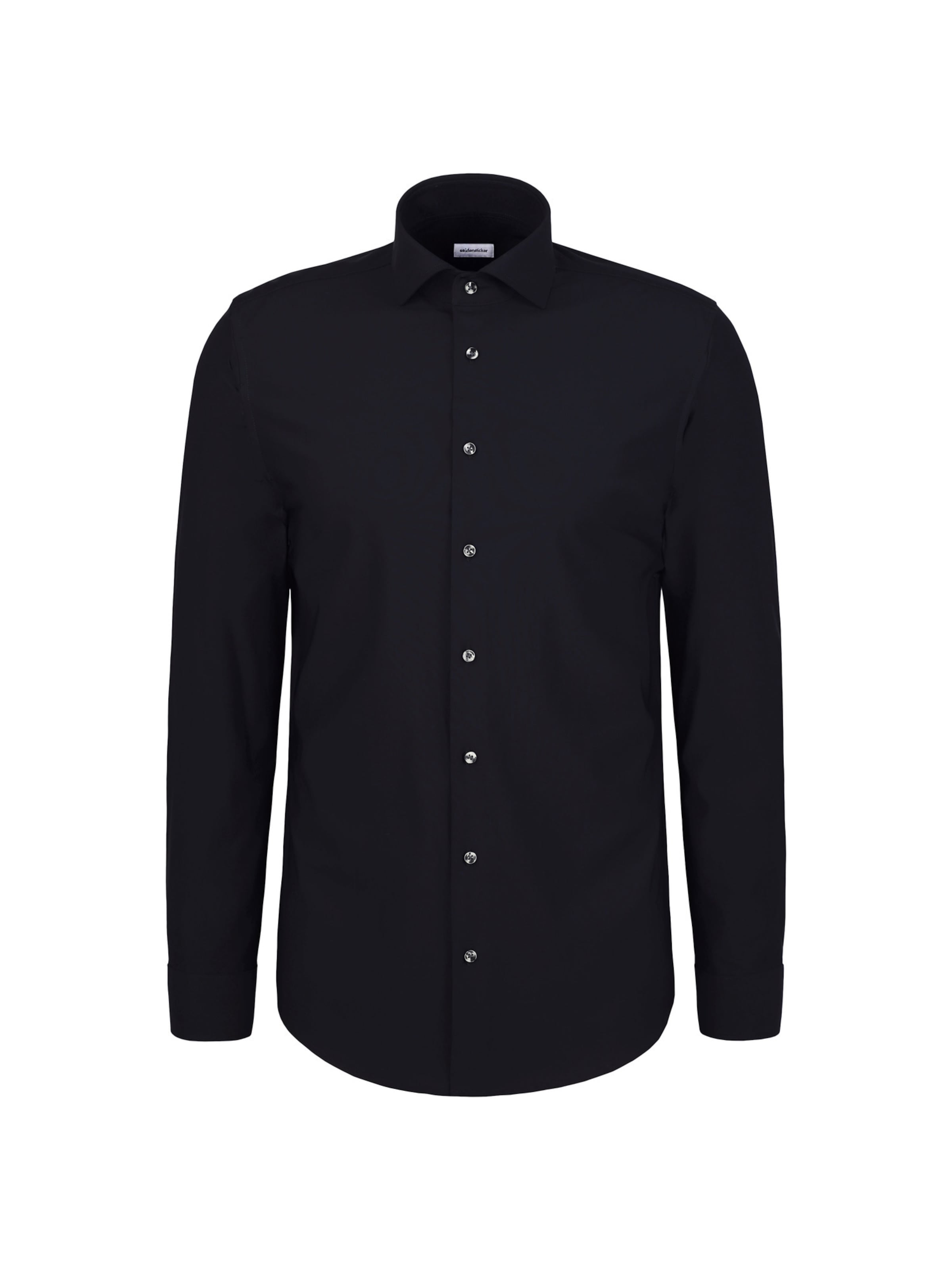 SEIDENSTICKER Business shirt in 38 in Black, Item view