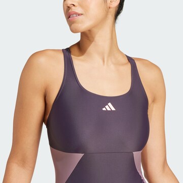 ADIDAS PERFORMANCE Bralette Active Swimsuit in Purple