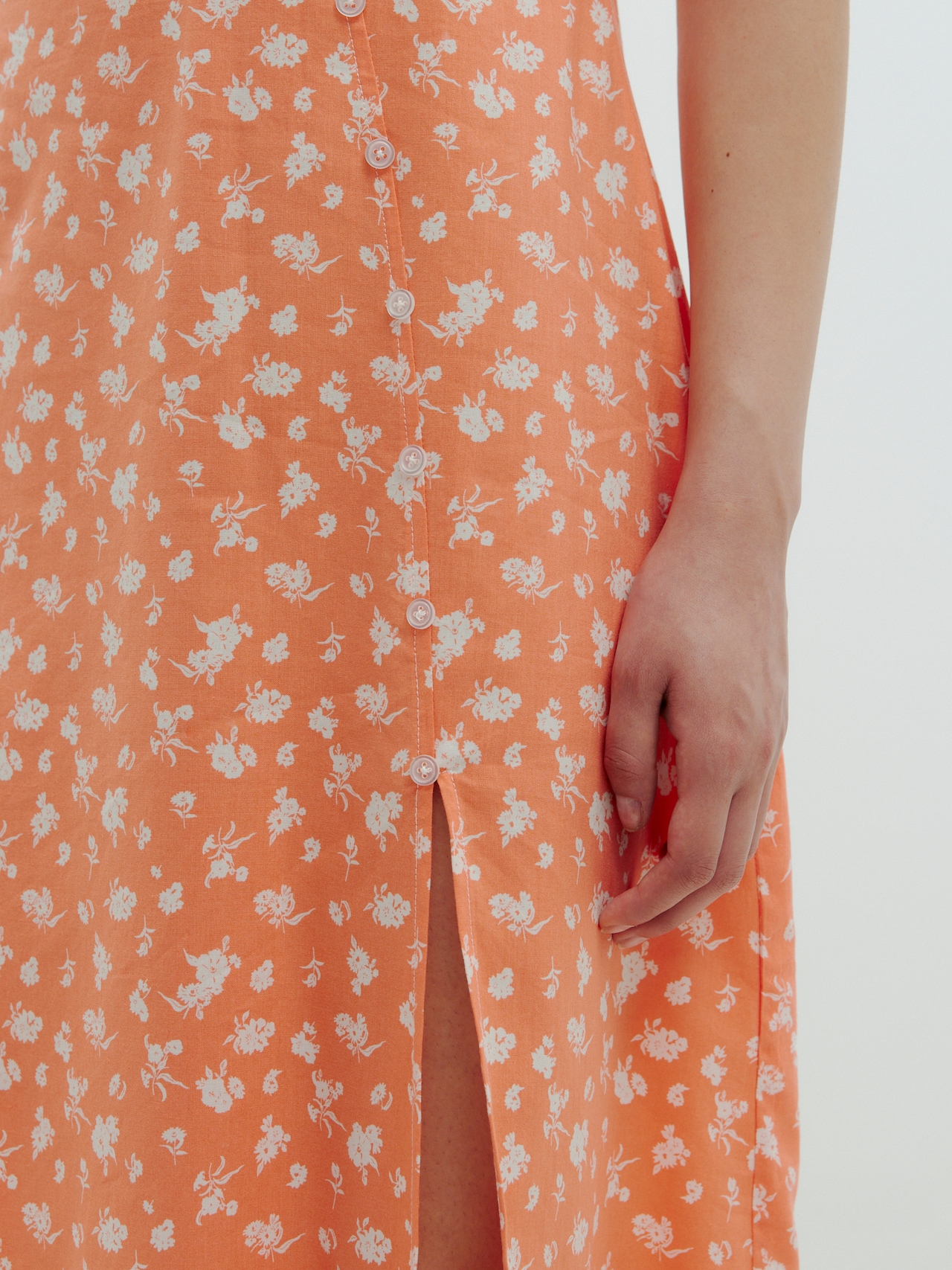 EDITED Producten Jurk 'Anna' Oranje gemêleerd