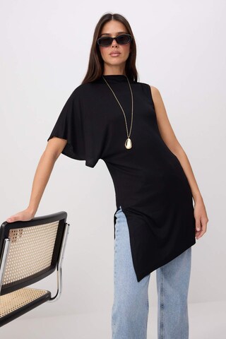 T-shirt Trendyol en noir : devant