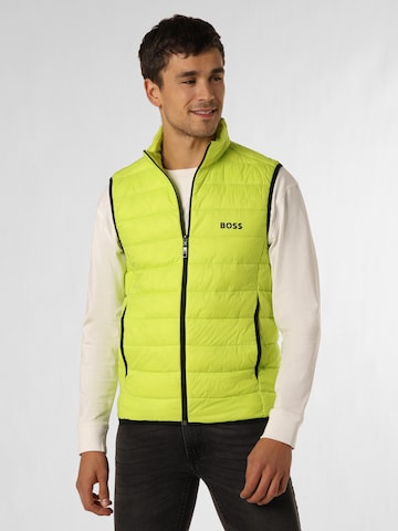 BOSS Green Vest 'Thor' in Green: front