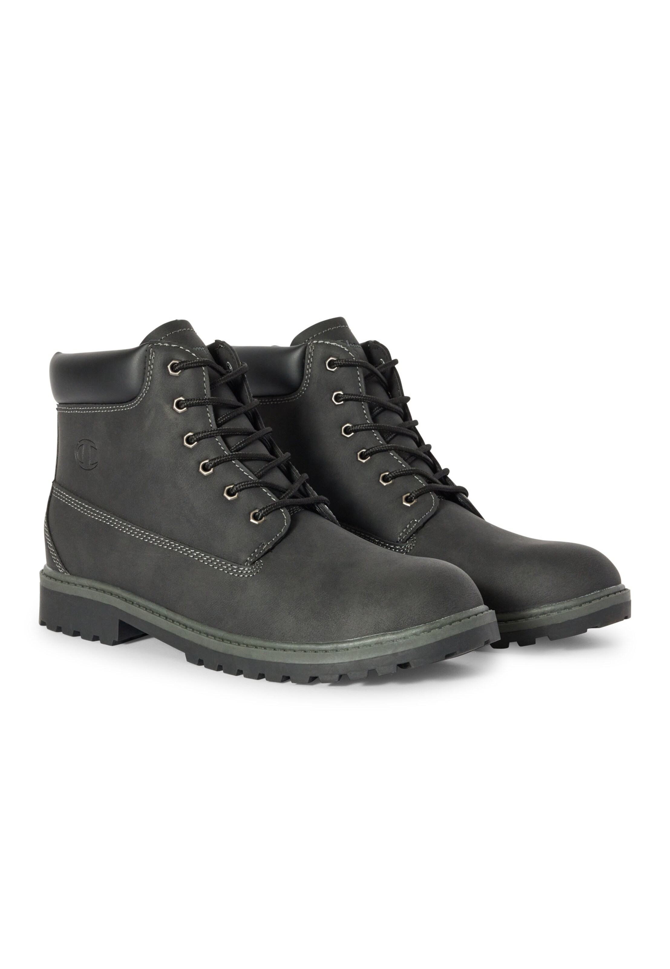Champion Authentic Athletic Apparel Lace-Up Boots in Black
