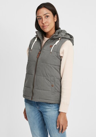 Oxmo Bodywarmer ' Lew' in Grijs: voorkant