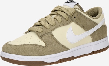 Nike Sportswear Низкие кроссовки 'DUNK' в Зеленый: спереди