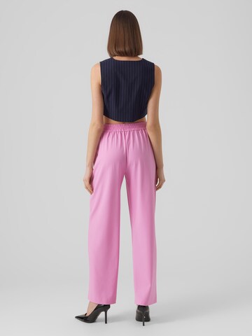 VERO MODA Regular Broek 'Lis Cookie' in Roze