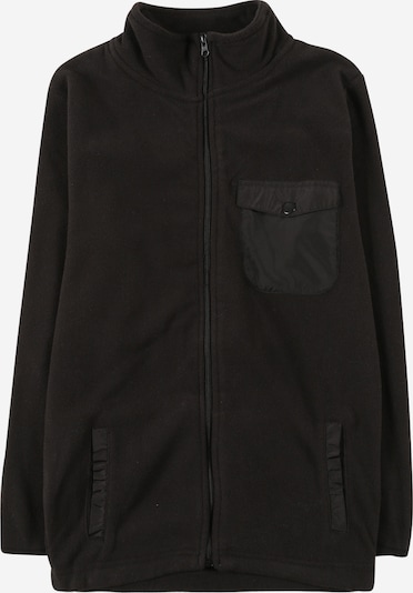Urban Classics Kids Fleece jas in de kleur Zwart, Productweergave