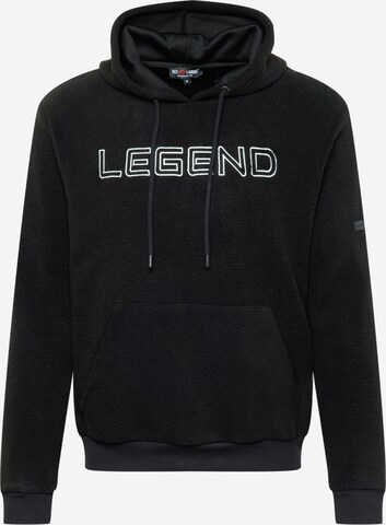 Key Largo Sweatshirt 'ALASKA' in Black: front