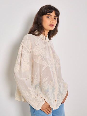Chemisier ' ' Apricot en gris