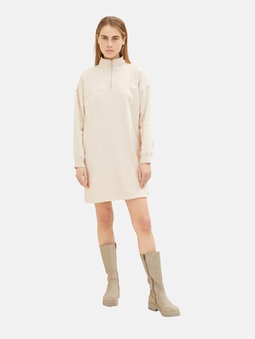 TOM TAILOR DENIM Kleid in Beige