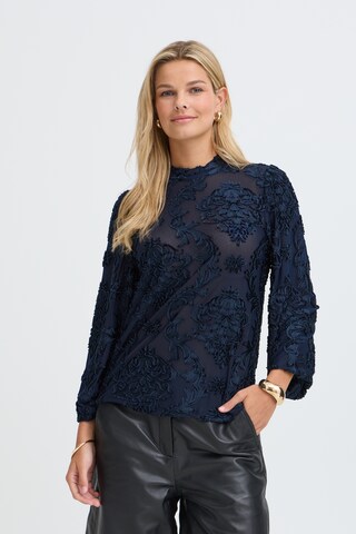 Fransa - Blusa 'ARLOWE' en azul: frente