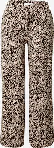 b.young Wide leg Broek 'Pandinna' in Beige: voorkant