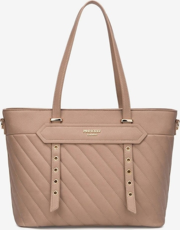 Princely London - Shopper 'Naomi' en marrón: frente