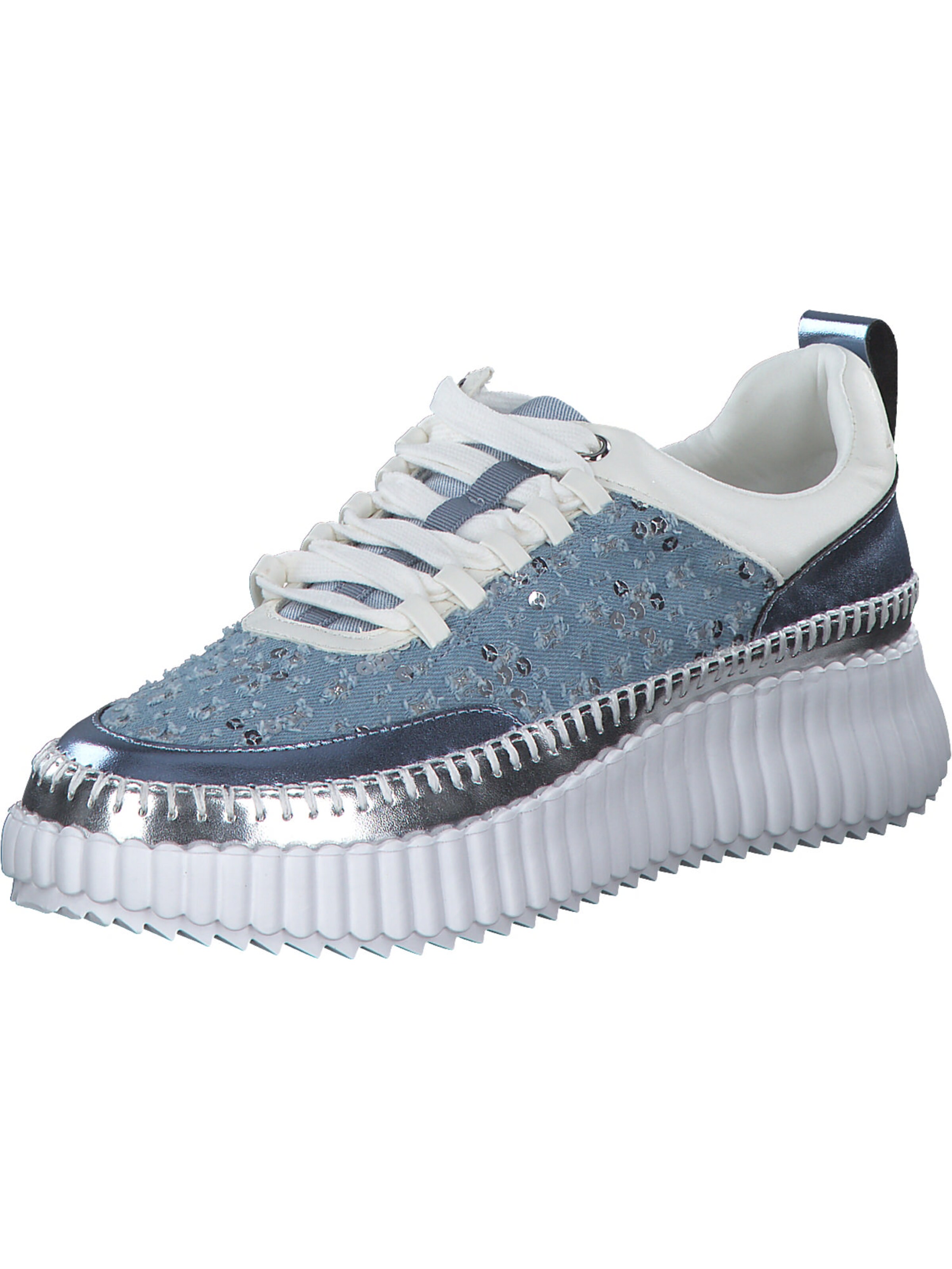 LA STRADA Schnürschuh '2300962' in Blau: Vorderseite