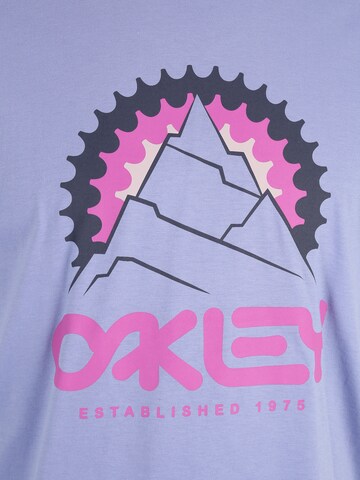 OAKLEY Funkční tričko 'Mountains' – fialová