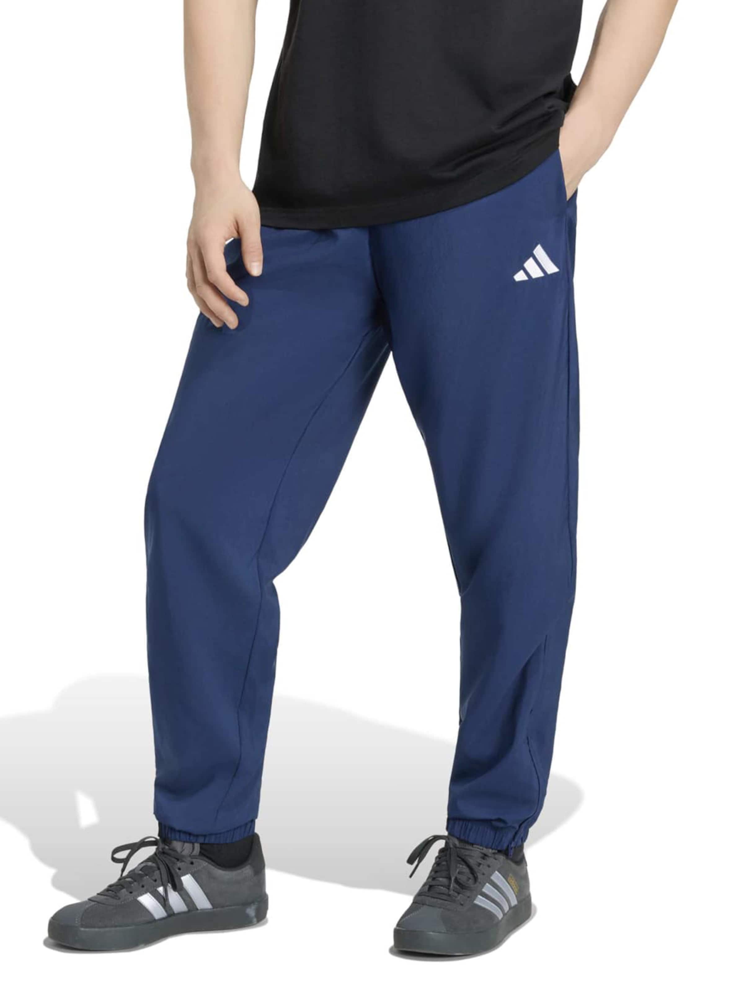 ADIDAS SPORTSWEAR Štandardný strih Športové nohavice 'STANFRD' - Modrá: predná strana