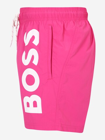 BOSS Black Swimming shorts 'Octopus' in Pink